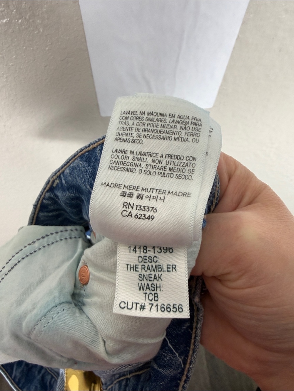 MOTHER The Rambler Sneak TCB Jeans - Picture 13 of 13